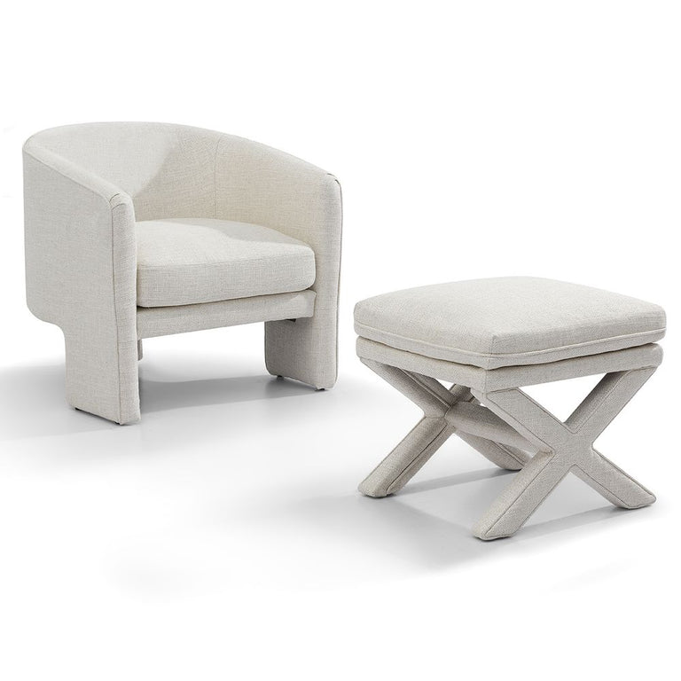Kylie Occasional Chair Natural Linen - 32453