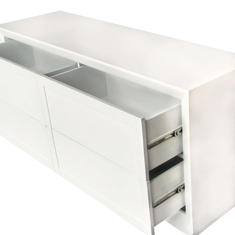 Balmain Oak Chest White - 32485