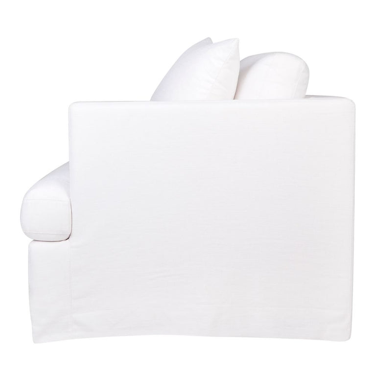 Birkshire Slip Cover Right Arm Facing Seat White Linen - 32613