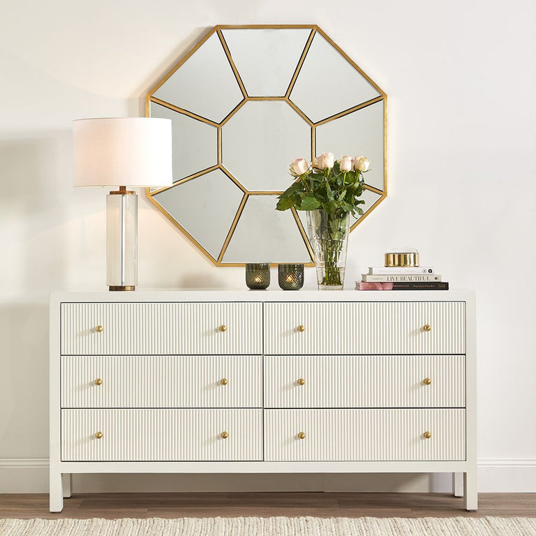 Ariana 6 Drawer Chest White - 32650