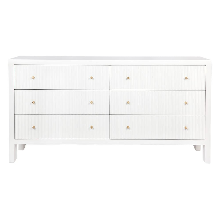 Ariana 6 Drawer Chest White - 32650