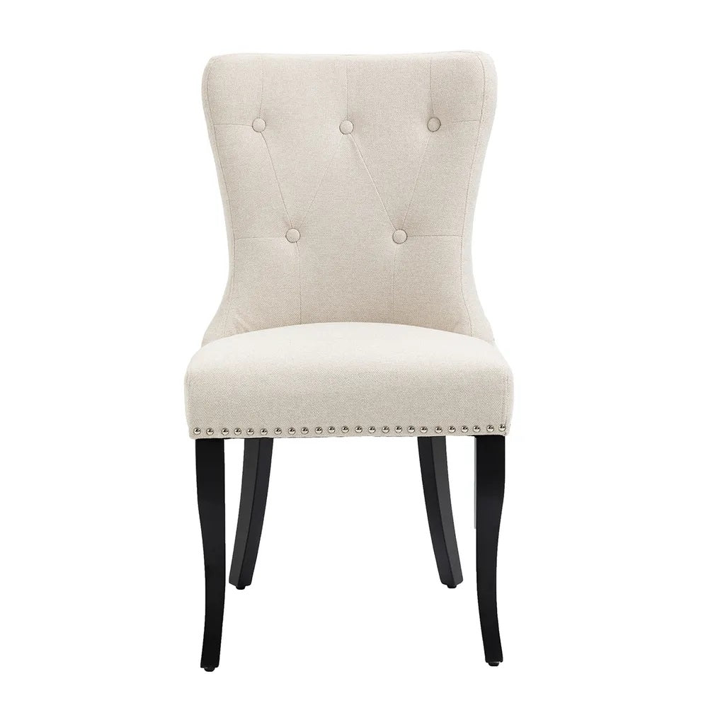 Lugano Dining Chair Natural (Pair) - 32837