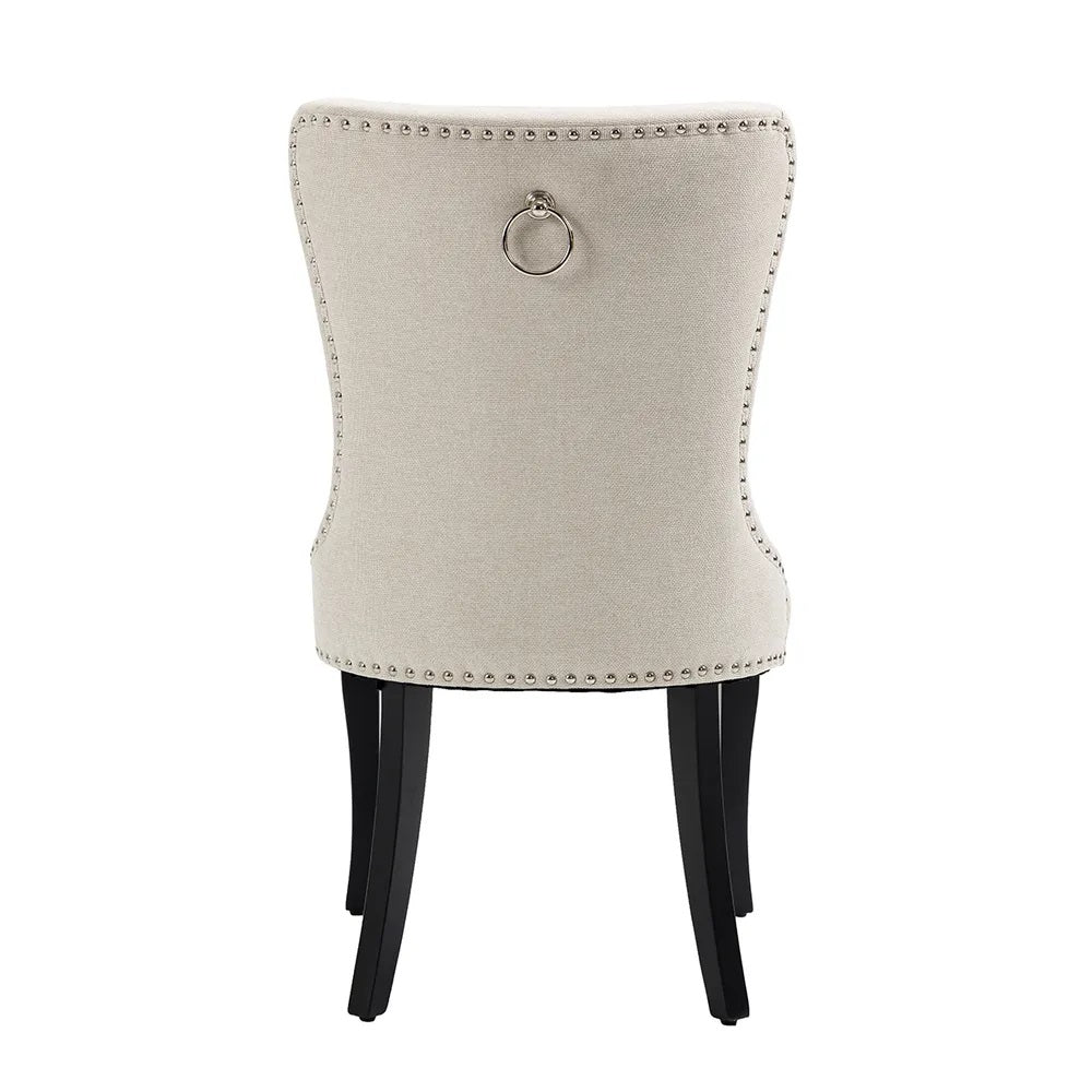 Lugano Dining Chair Natural (Pair) - 32837
