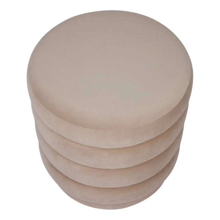Demi Stool Nude Velvet - 32856