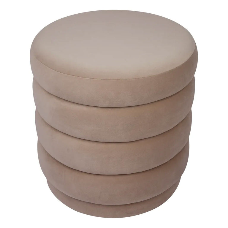 Demi Stool Nude Velvet - 32856