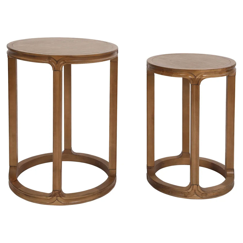 Cadie Nesting Side Tables Walnut - 33361