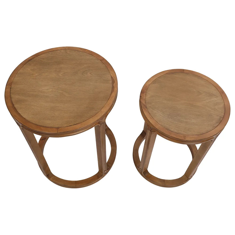 Cadie Nesting Side Tables Walnut - 33361