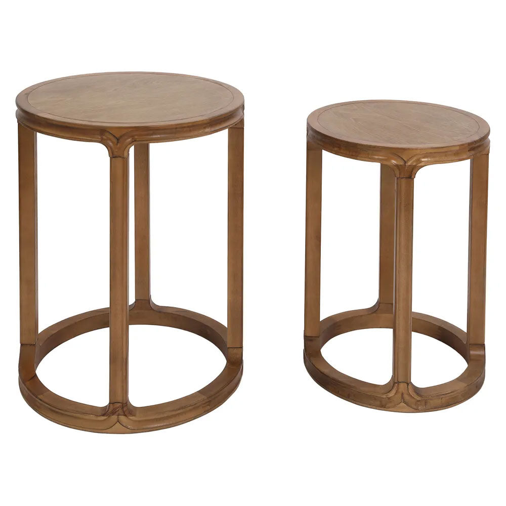 Cadie Nesting Side Tables Walnut - 33361