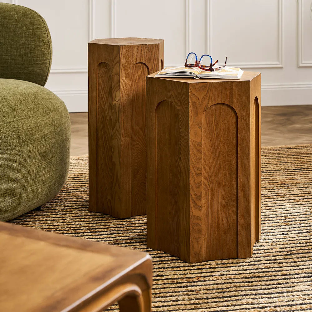 Winston Tall Side Table Walnut - 33381