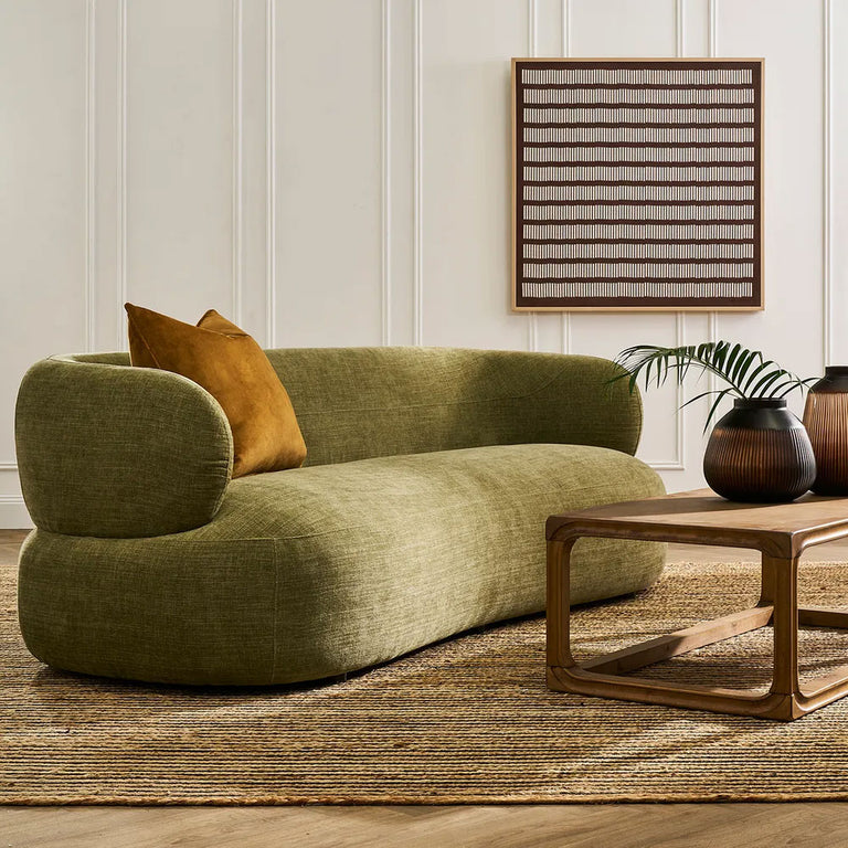 Greenwich 3 Seater Sofa Sage Chenille - 33429
