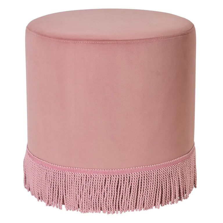 Nemi Stool Soft Pink Velvet - 33455