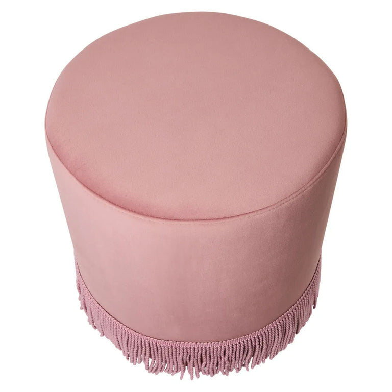 Nemi Stool Soft Pink Velvet - 33455