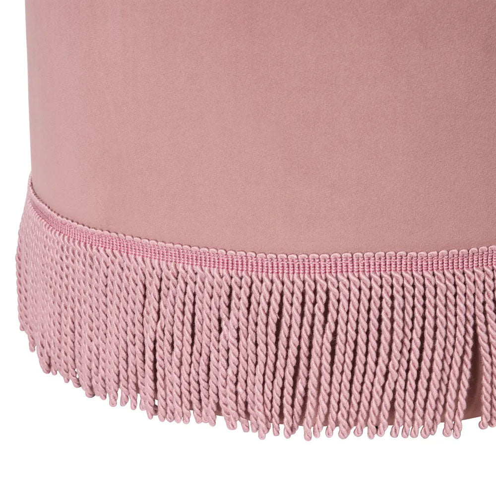 Nemi Stool Soft Pink Velvet - 33455