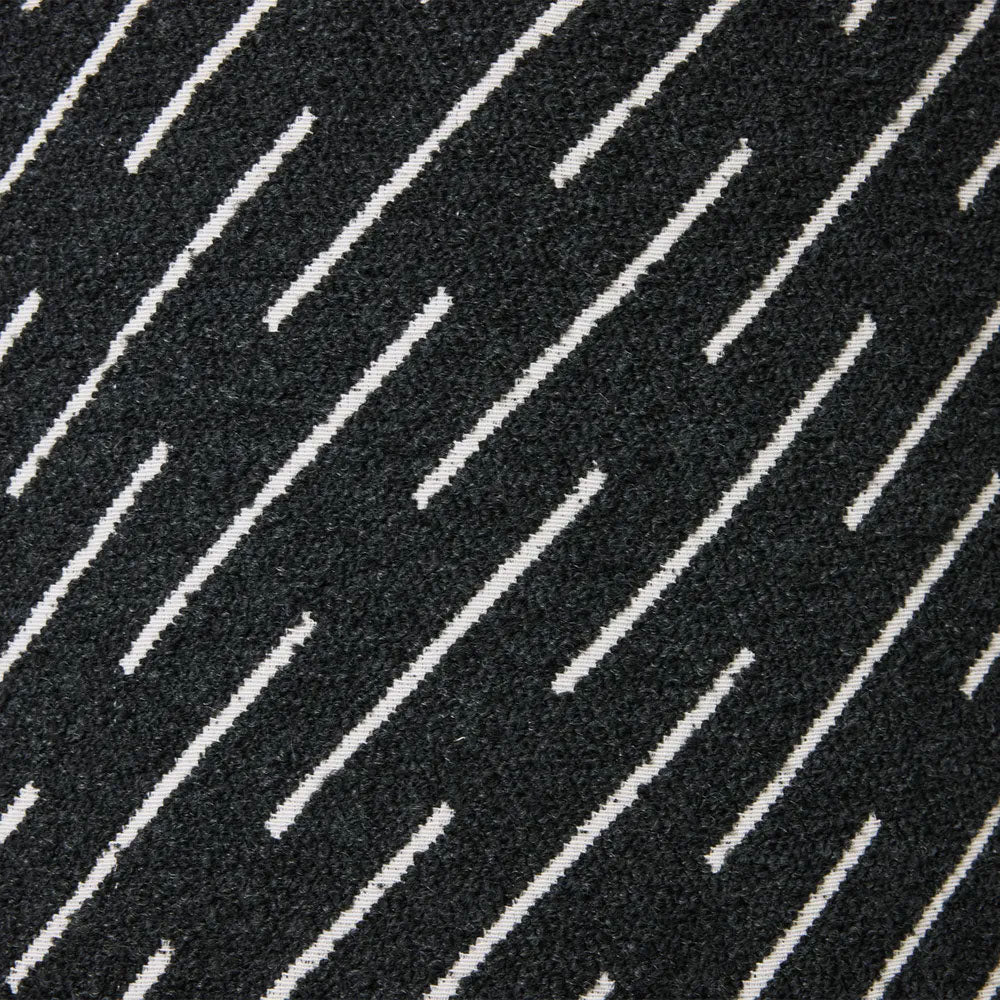 Orta Stool Black Jacquard - 33456