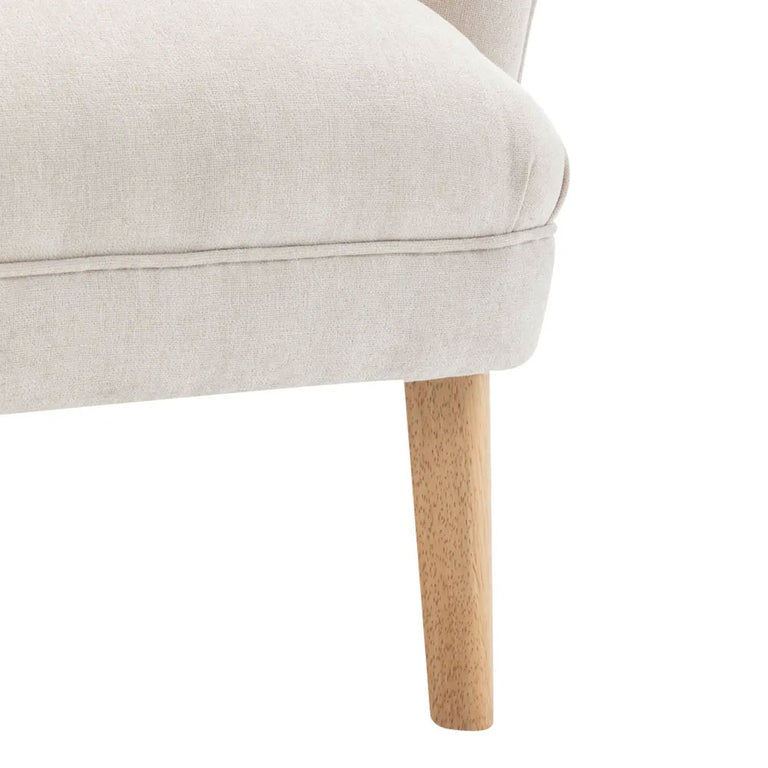 Elsa Arm Chair Cream Chenille - 33492