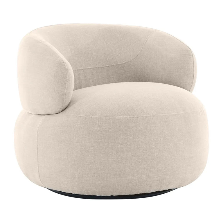 Greenwich Swivel Occasional Chair Natural Chenille - 33503
