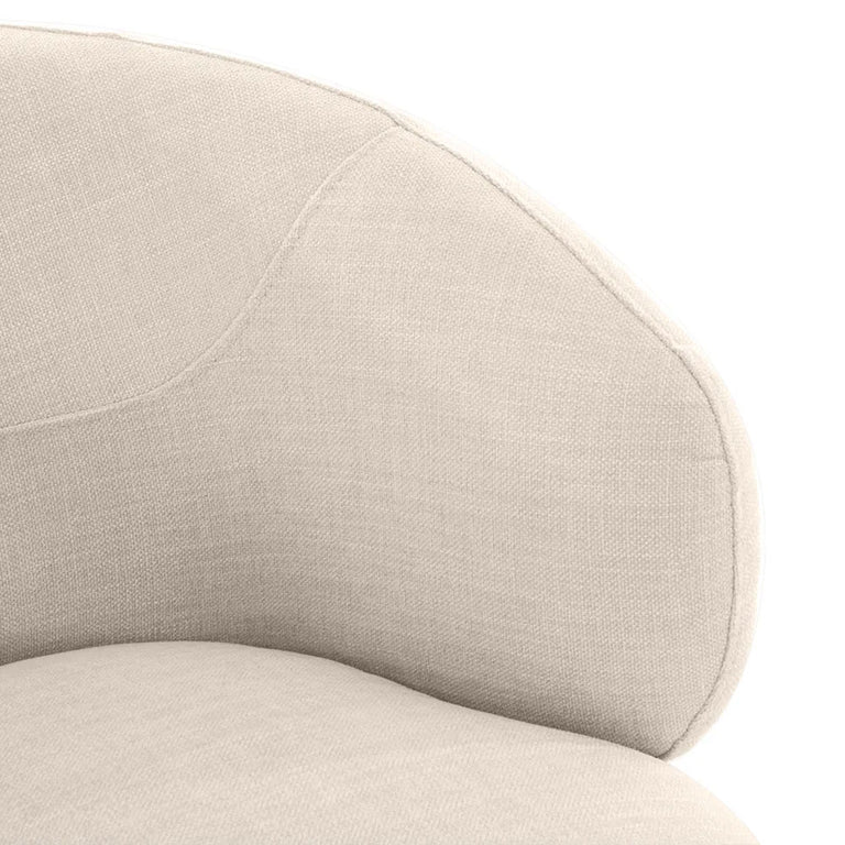 Greenwich Swivel Occasional Chair Natural Chenille - 33503