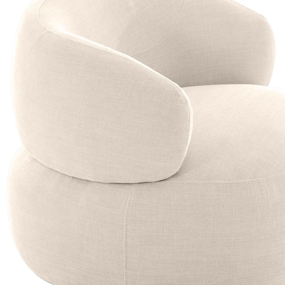 Greenwich Swivel Occasional Chair Natural Chenille - 33503