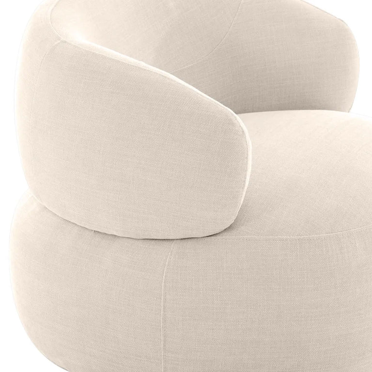 Greenwich Swivel Occasional Chair Natural Chenille - 33503