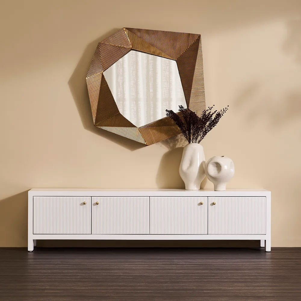 Ariana Entertainment Unit Large White - 33549