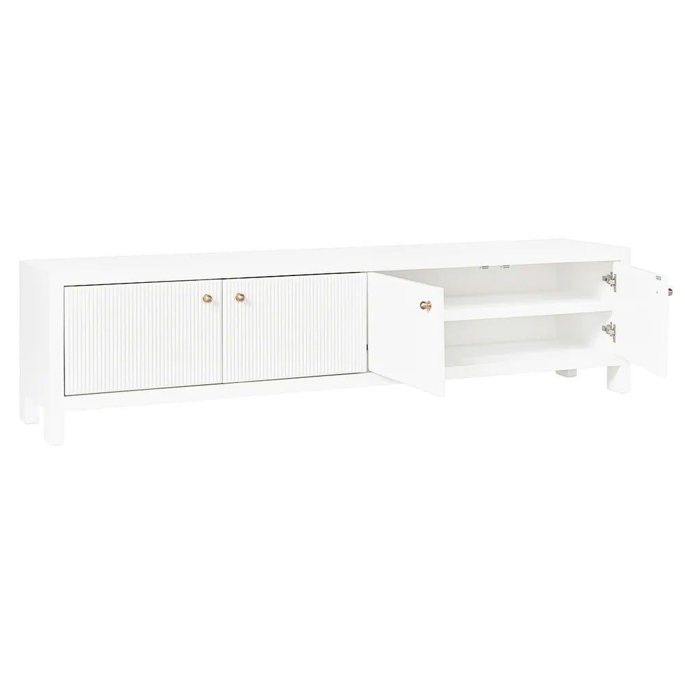 Ariana Entertainment Unit Large White - 33549