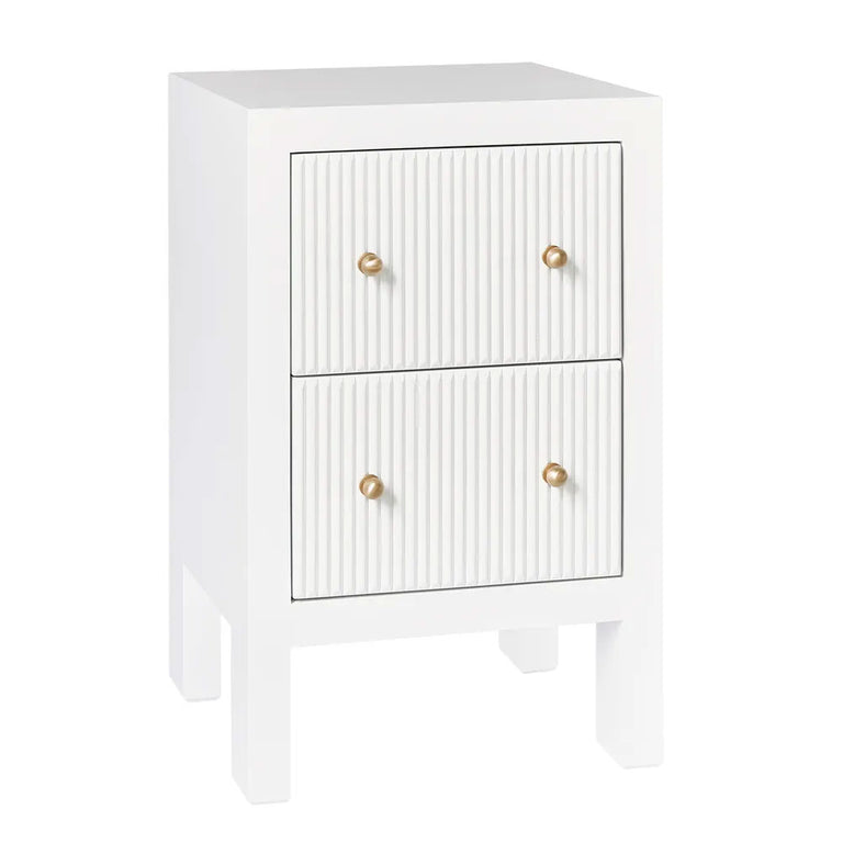 Ariana Bedside Table Petite White - 33551