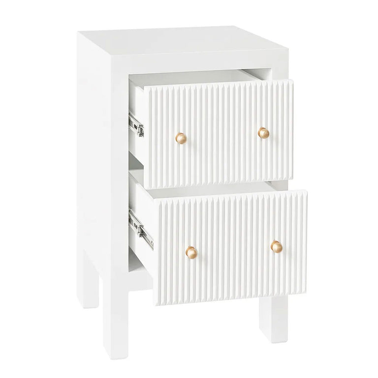 Ariana Bedside Table Petite White - 33551