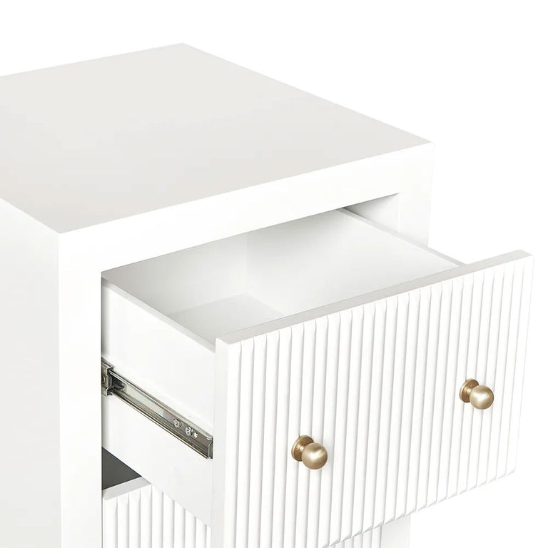 Ariana Bedside Table Petite White - 33551
