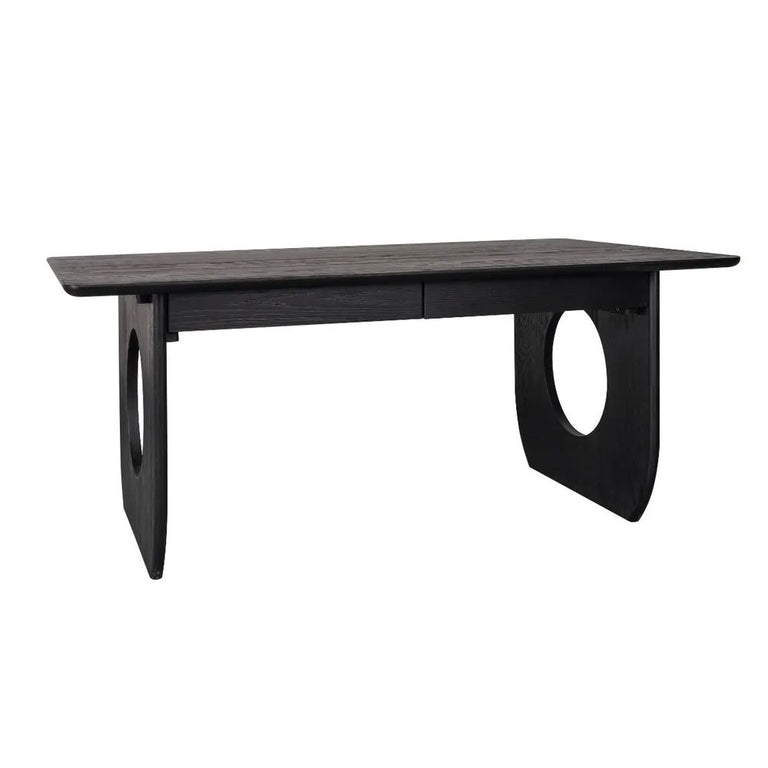 Harrington Oak Desk Black - 33770