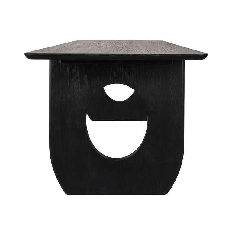 Harrington Oak Desk Black - 33770