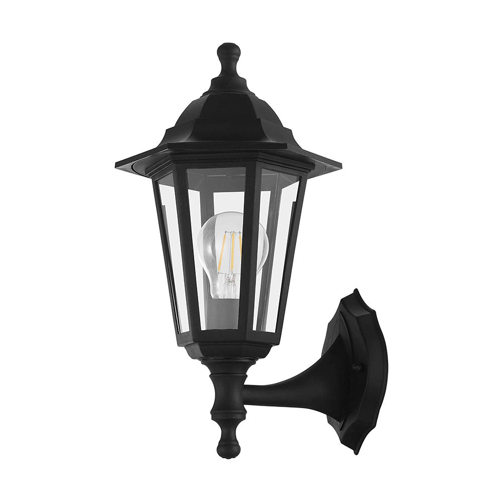 Duanera Outdoor Plastic Wall Light Black IP44 - 33776N