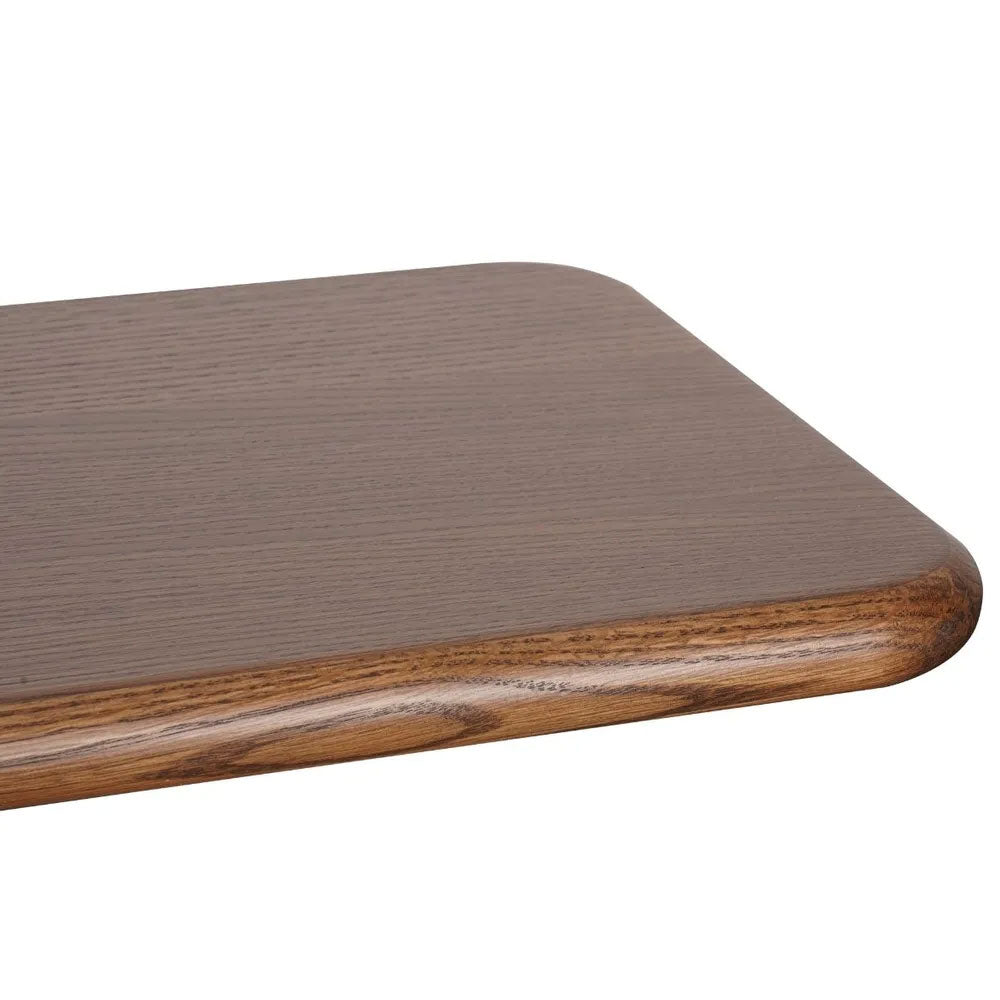 Tudor Oak Shelving Unit 2 Tier Walnut - 33781