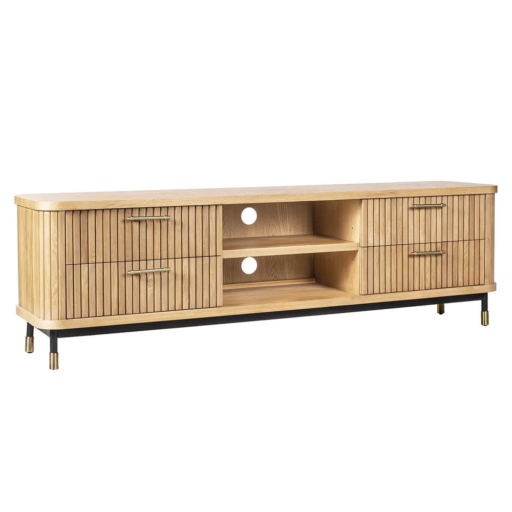 Sophia Oak Entertainment Unit Natural - 33791