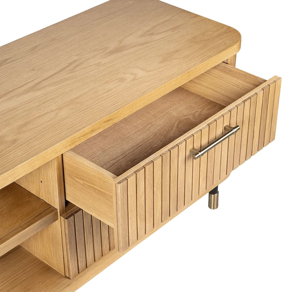Sophia Oak Entertainment Unit Natural - 33791