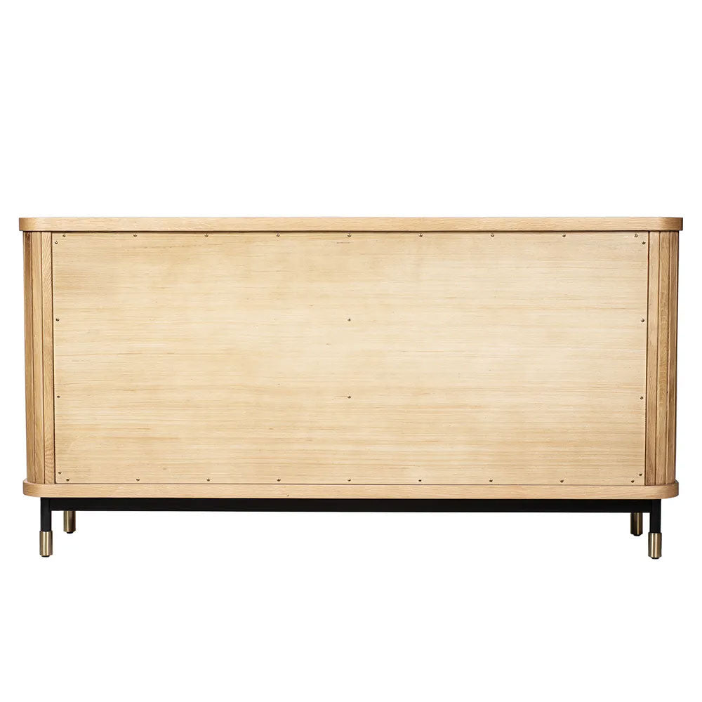 Sophia Oak 6 Drawer Chest Natural - 33792
