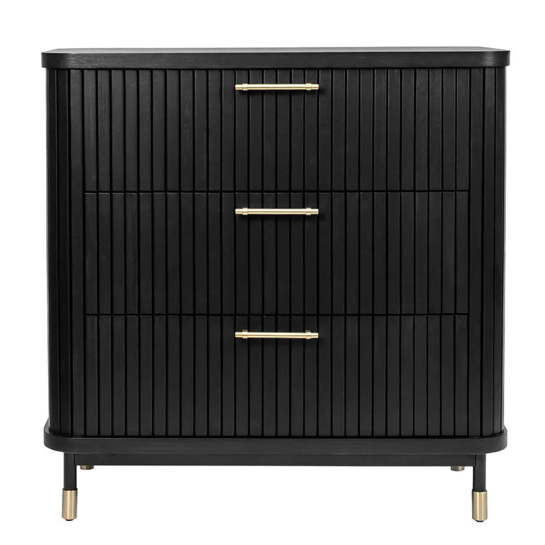 Sophia 3 Drawer Chest Black - 33799