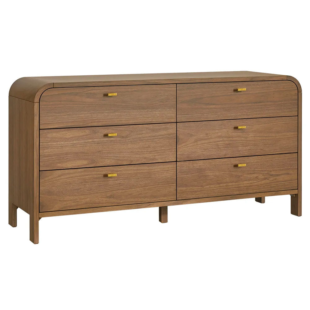 Chisholm 6 Drawer Chest Walnut - 33815