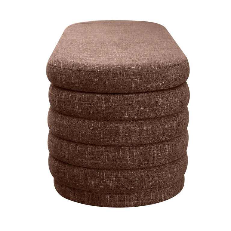 Demi Storage Bench Ottoman Chocolate - 33864