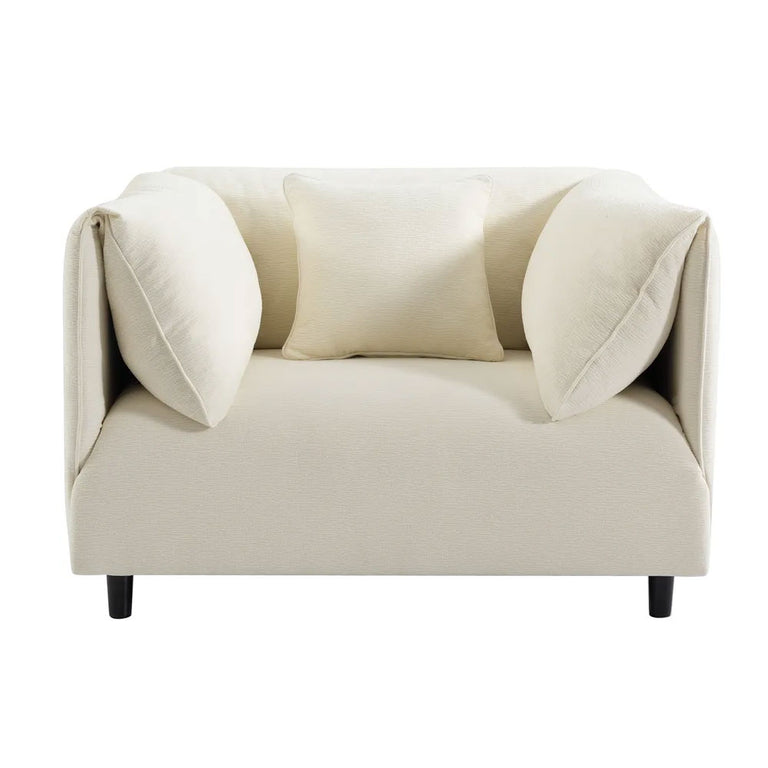 Dominic Arm Chair Range Ivory - 33957