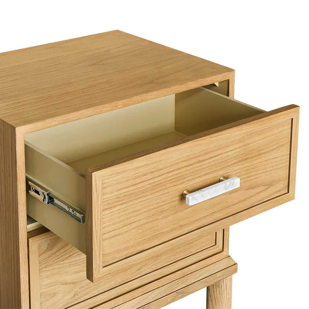 Jill Bedside Table Oak - 33985