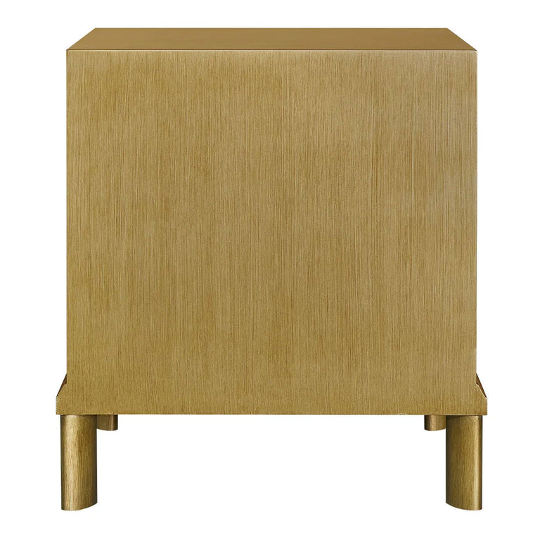 Jill Bedside Table Antique Gold - 33987