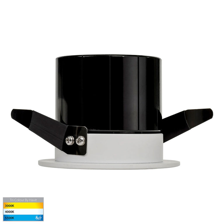 Prime 12W CCT 240V LED Downlight White - HV5511T-WHT