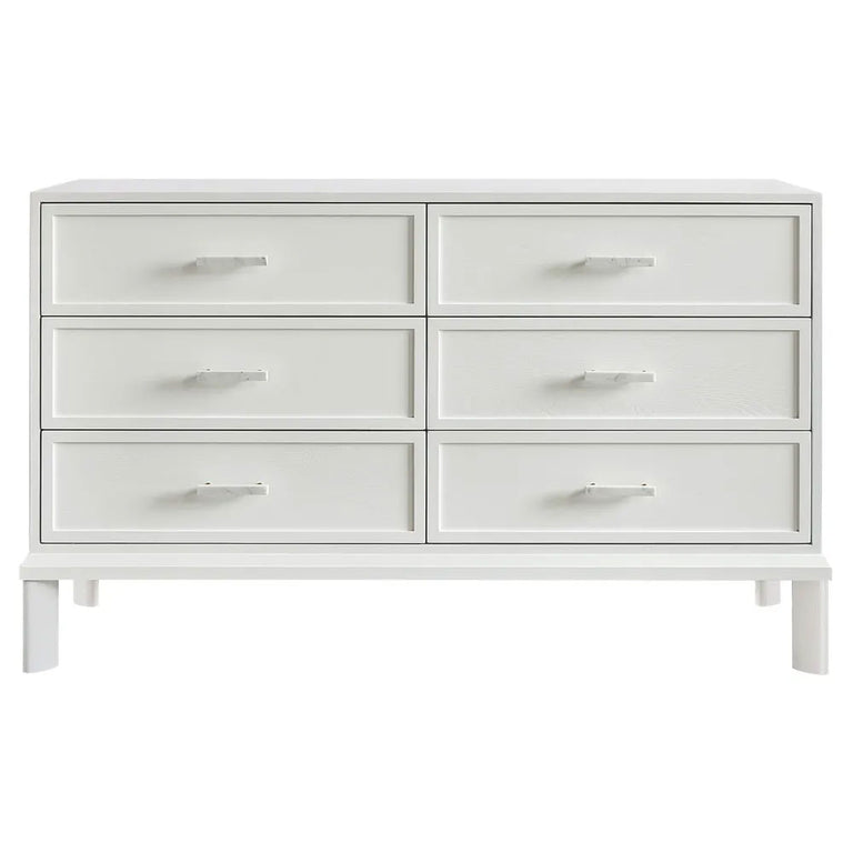 Jill 6 Drawer Chest White - 34003