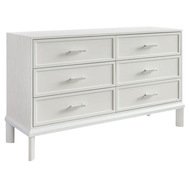 Jill 6 Drawer Chest White - 34003