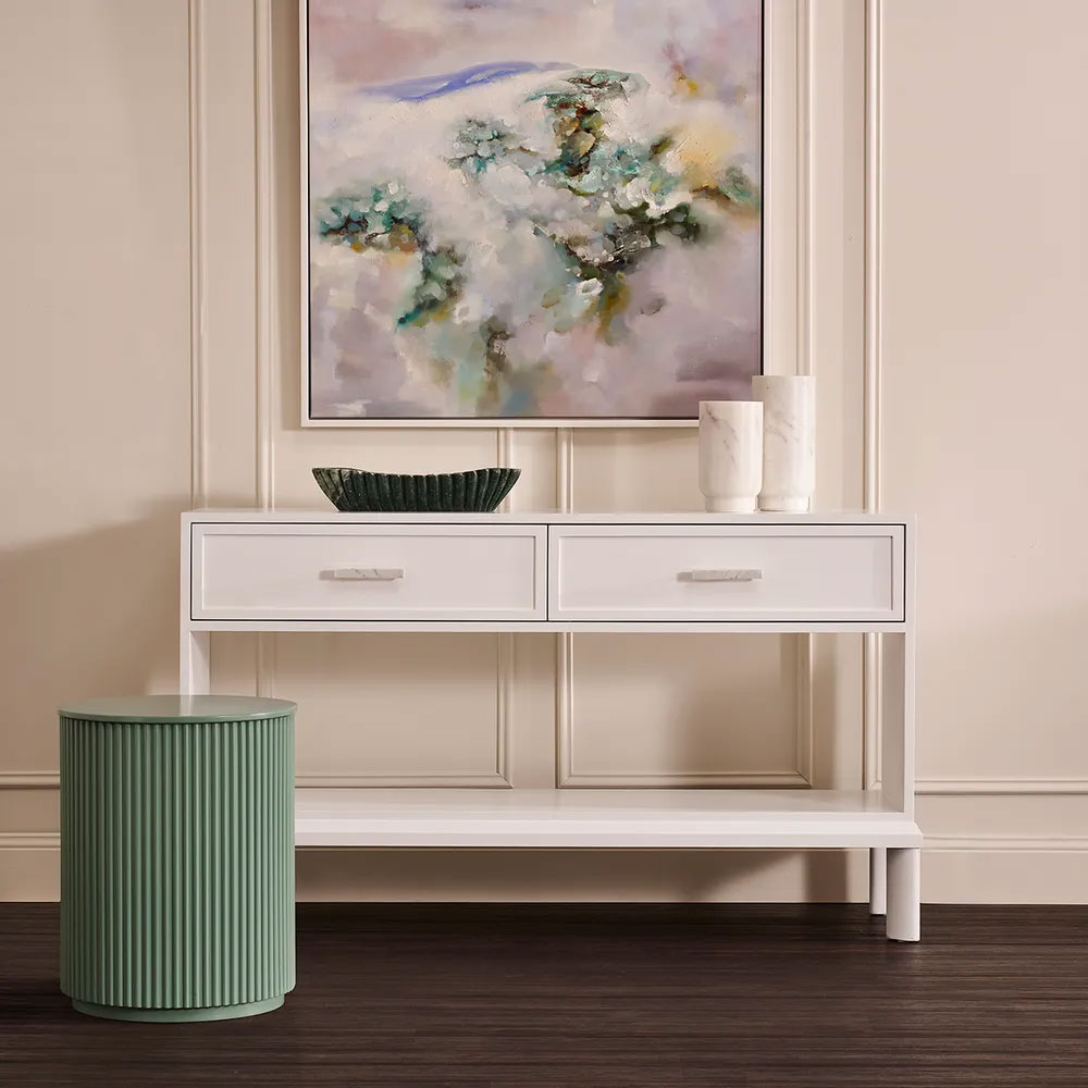 Jill Console Table White - 34007