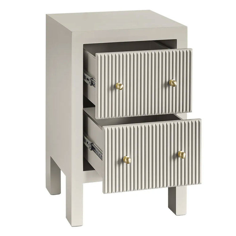 Ariana Bedside Table Petite Grey - 34018