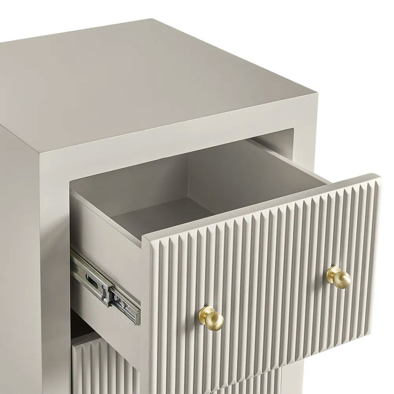 Ariana Bedside Table Petite Grey - 34018