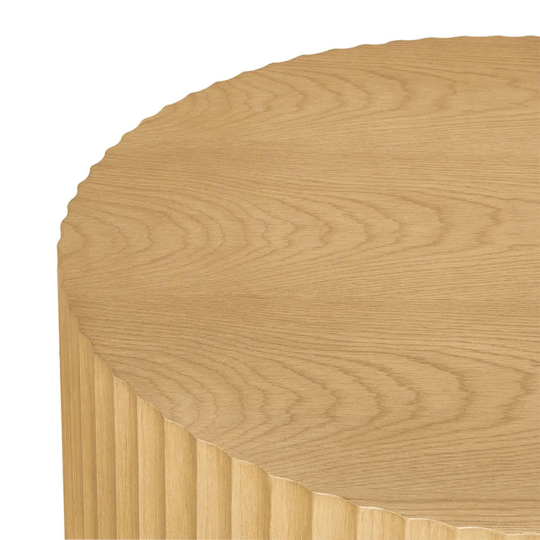 Avery Oval Coffee Table Natural Oak - 34024
