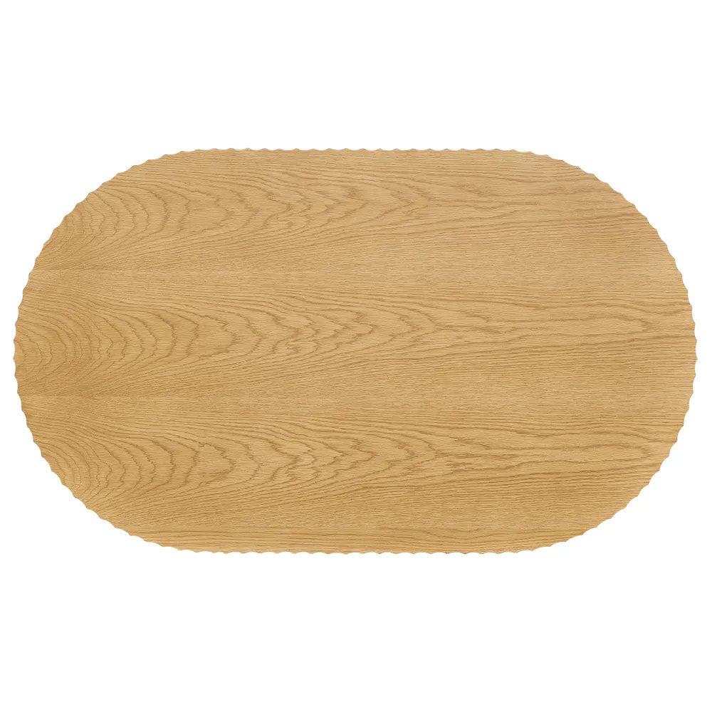 Avery Oval Coffee Table Natural Oak - 34024