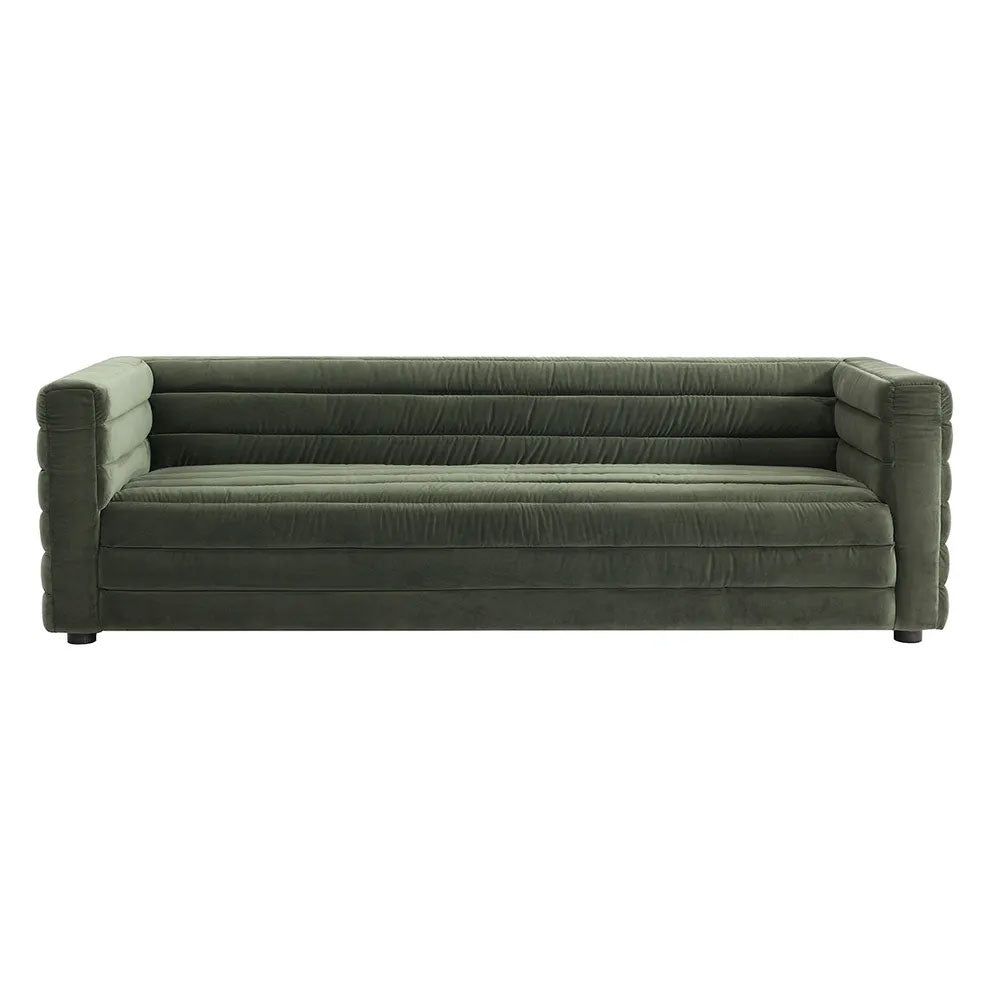 Colorado 3 Seater Sofa Satin Moss Velvet - 34106